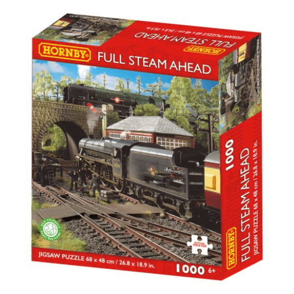 Kidicraft - Hornby - Full Steam Ahead - 1000 Piece Jigsaw Puzzle 5060337331425
