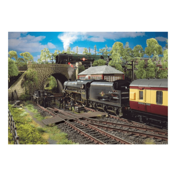 Kidicraft - Hornby - Full Steam Ahead - 1000 Piece Jigsaw Puzzle 5060337331425