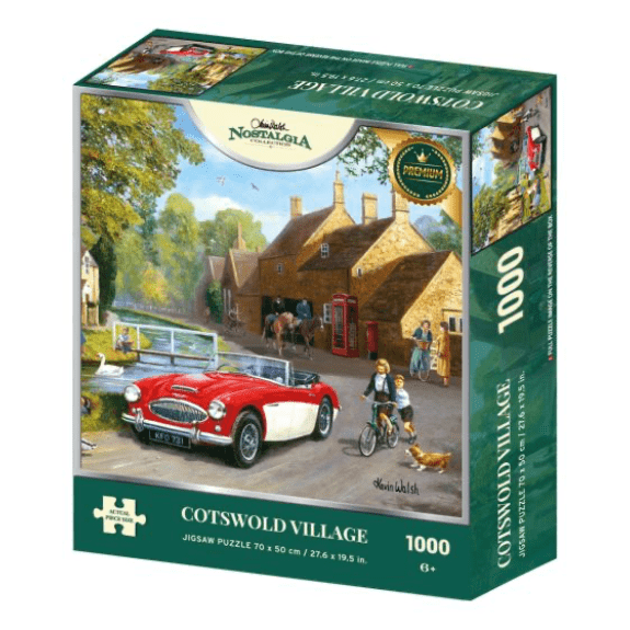 Kidicraft - Nostalgia Collection - Cotswold Village - 1000 Piece Jigsaw Puzzle 5060337331111
