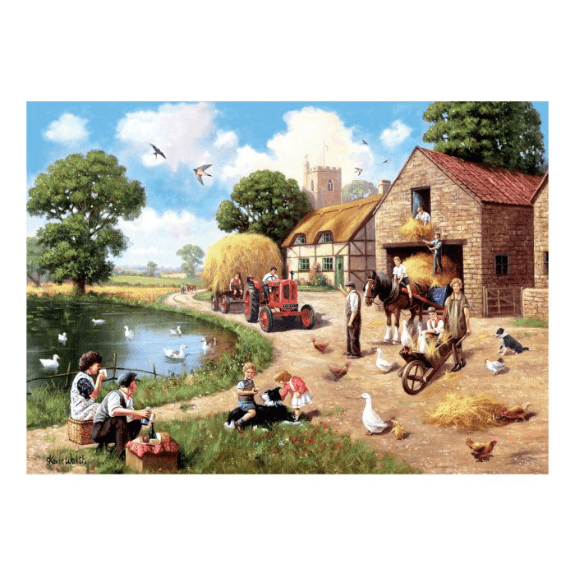 Kidicraft - Nostalgia Collection - Harvest Time - 1000 Piece Jigsaw Puzzle 5060337330831
