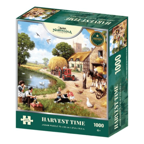 Kidicraft - Nostalgia Collection - Harvest Time - 1000 Piece Jigsaw Puzzle 5060337330831