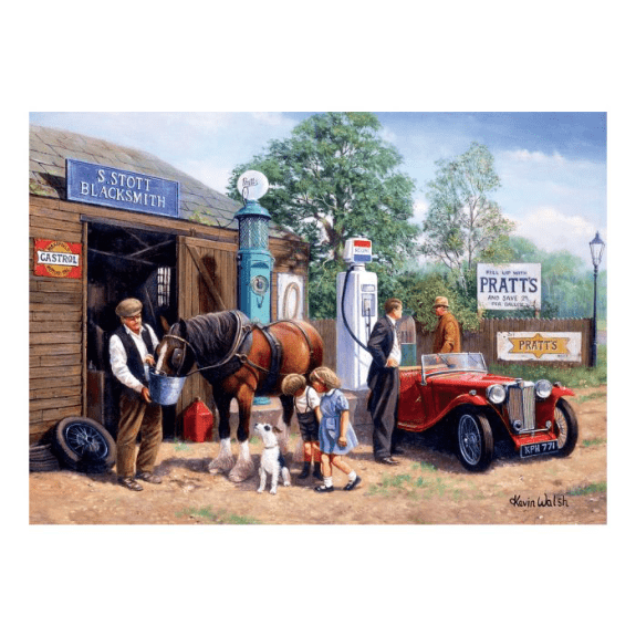 Kidicraft - Nostalgia Collection - Taking on Fuel - 1000 Piece Jigsaw Puzzle 5060337330817