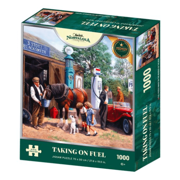 Kidicraft - Nostalgia Collection - Taking on Fuel - 1000 Piece Jigsaw Puzzle 5060337330817