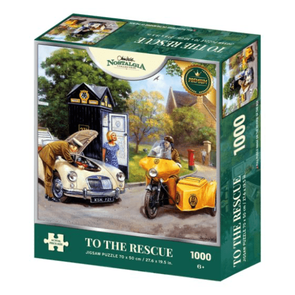 Kidicraft - Nostalgia Collection - To the Rescue - 1000 Piece Jigsaw Puzzle 5060337331128