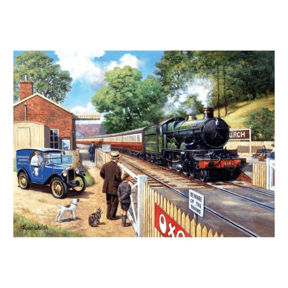 Kidicraft - Nostalgia Collection - Train Spotting - 1000 Piece Jigsaw Puzzle 5060337331029