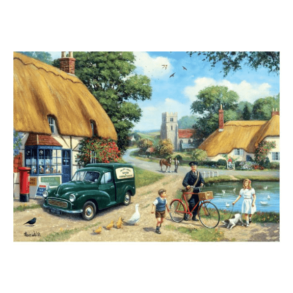 Kidicraft - Nostalgia Collection - Village Postman - 1000 Piece Jigsaw Puzzle 5060337330855