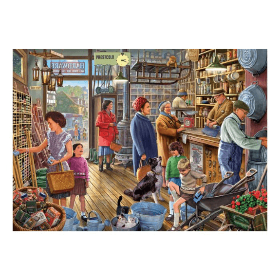 Kidicraft - Ye Olde Shoppe Collection - Hardware Shoppe - 1000 Piece Jigsaw Puzzle 5060337331005