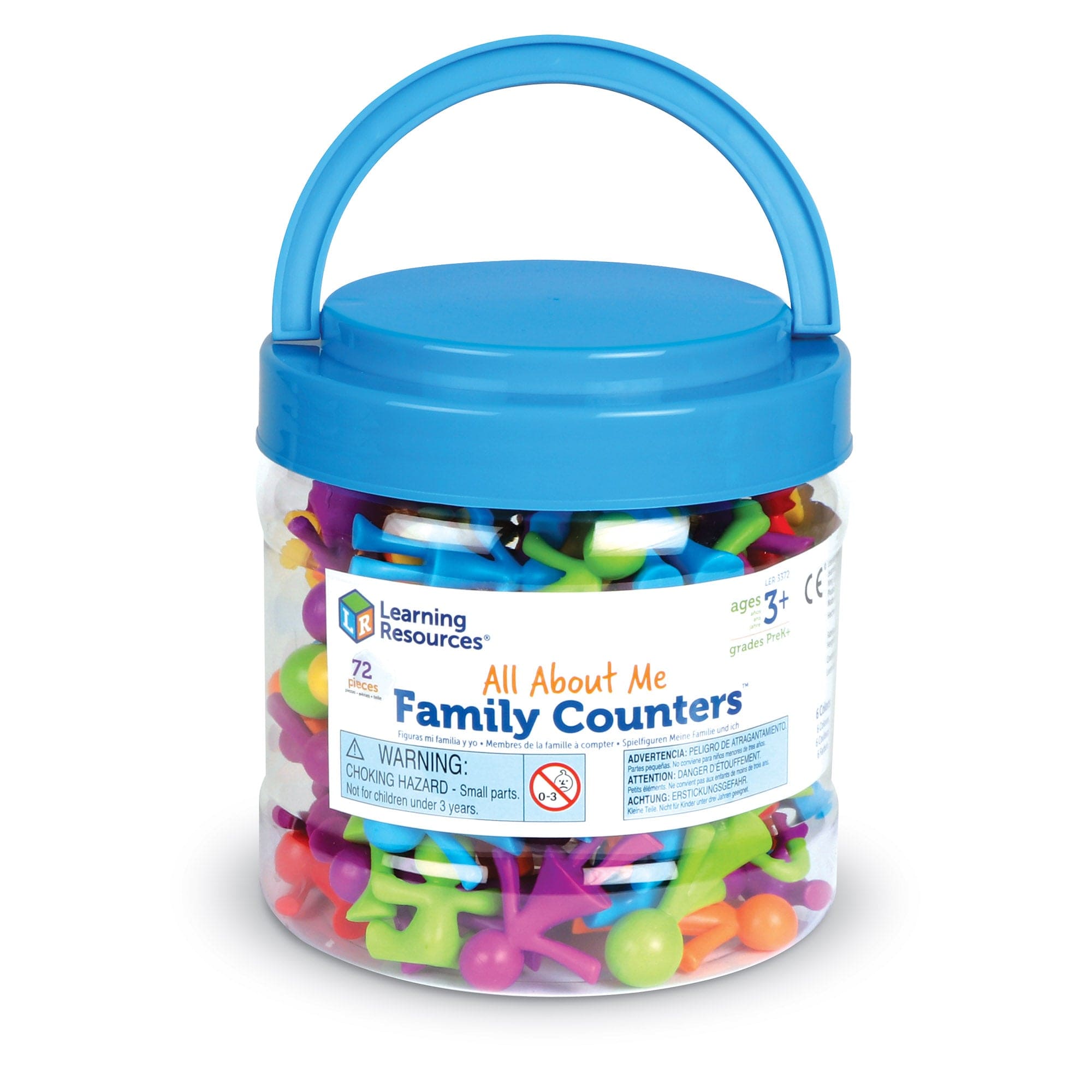 Learning Resources - All About Me Family Counters Set of 72 765023833720