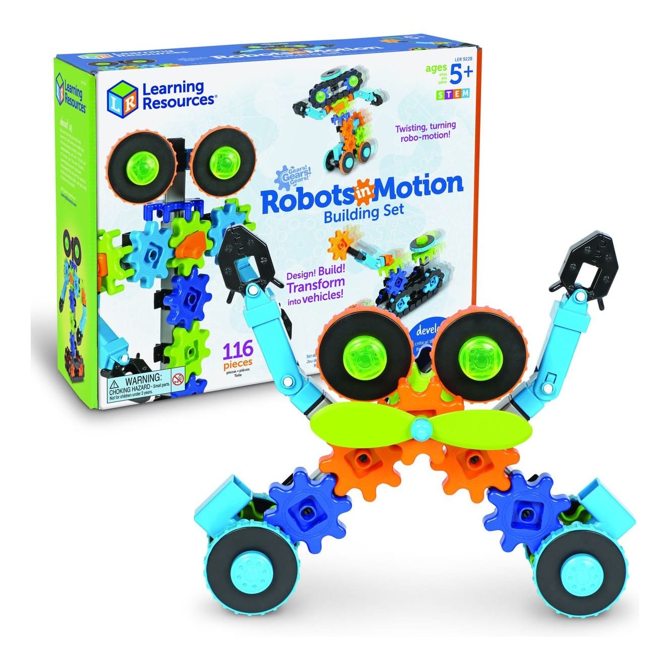 Learning Resources - Gears! Gears! Gears! Robots In Motion 765023092288