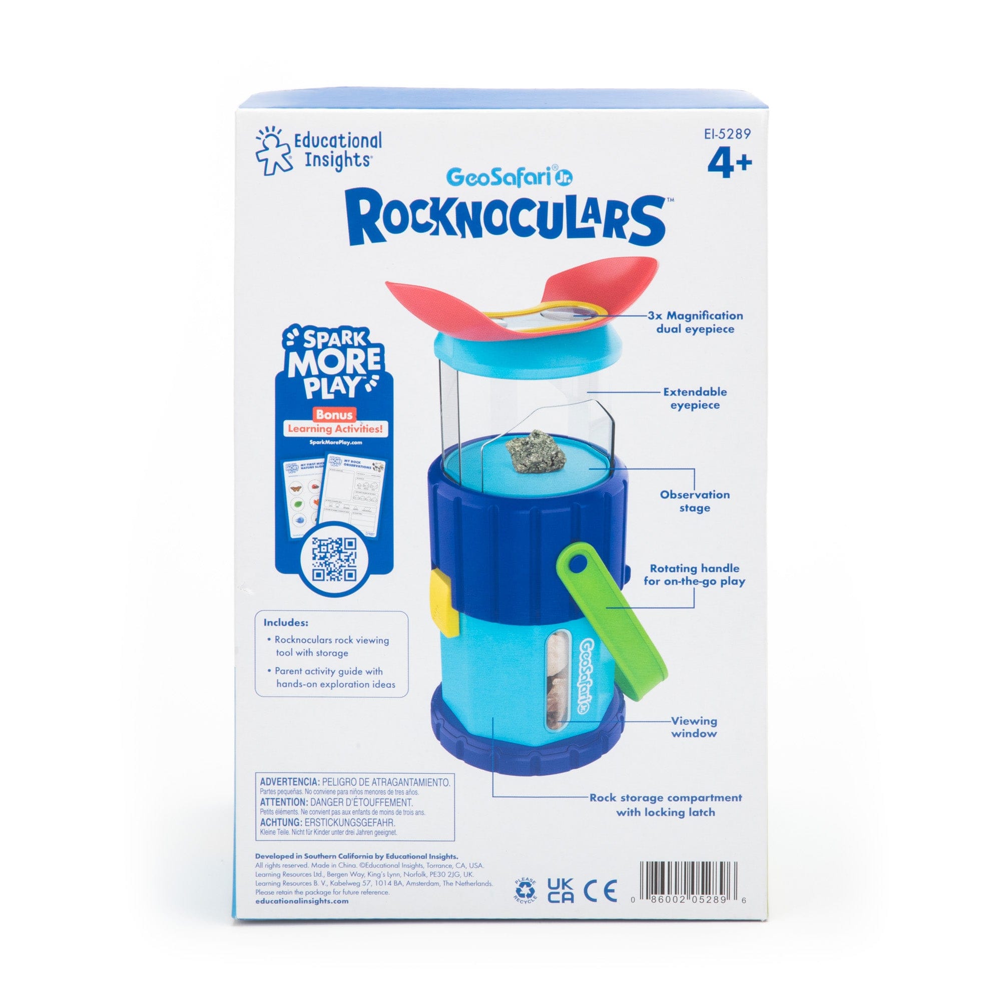 Learning Resources - GeoSafari Jr. Rocknoculars for Kids 086002052896
