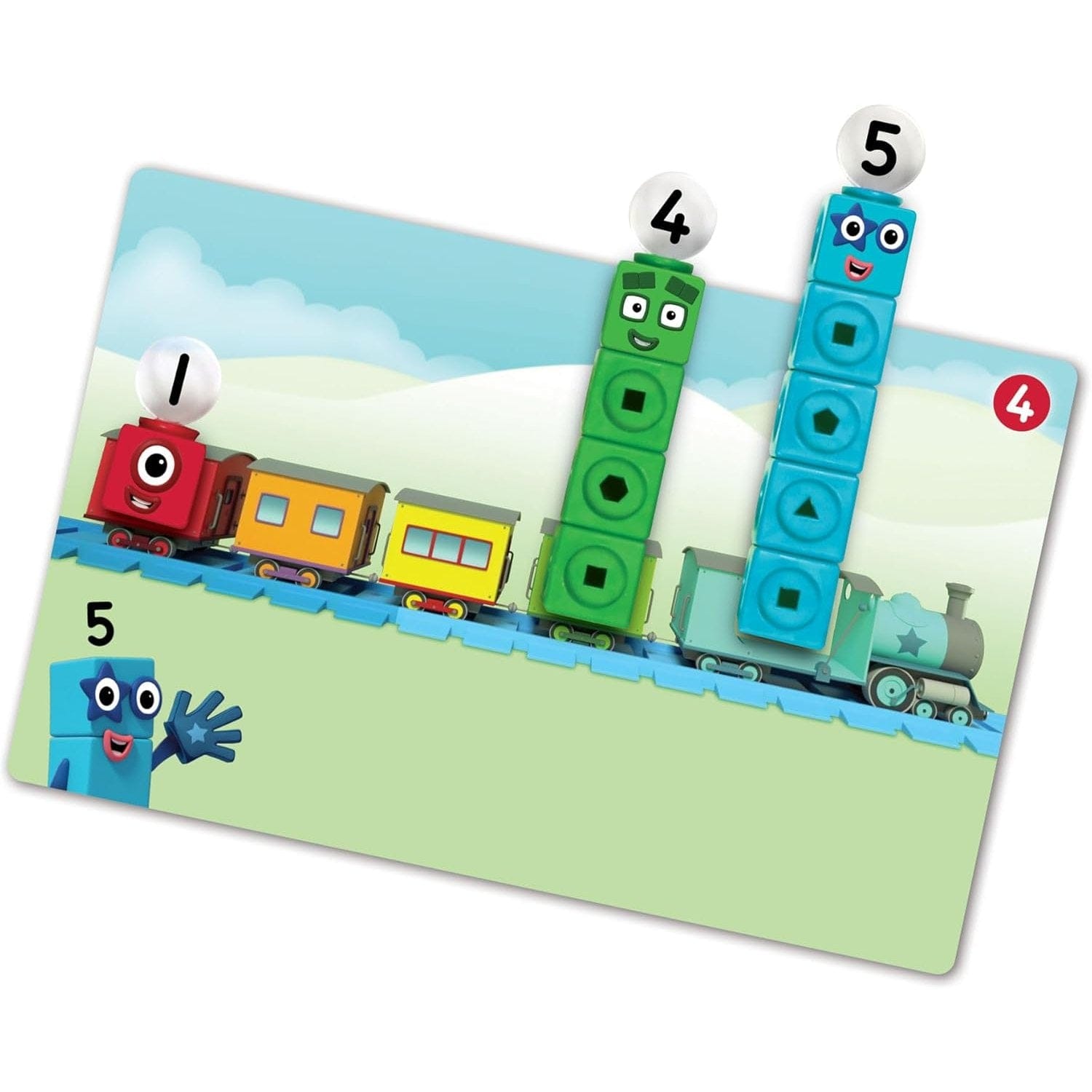 Learning Resources - Mathlink Cubes - Numberblocks 1-10 Activity Set 5055506408381