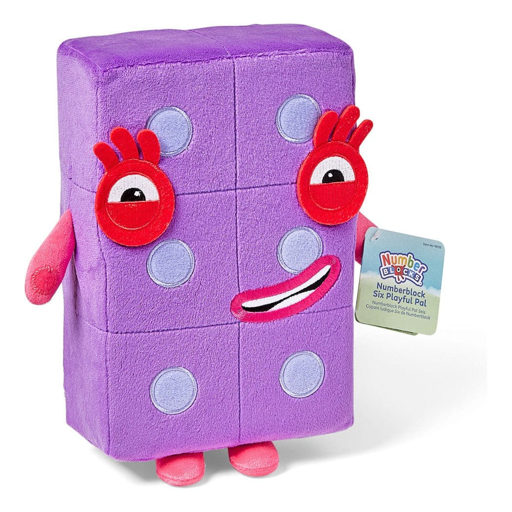 Learning Resources - Numberblocks Numberblock Six Playful Pal 5055506414634