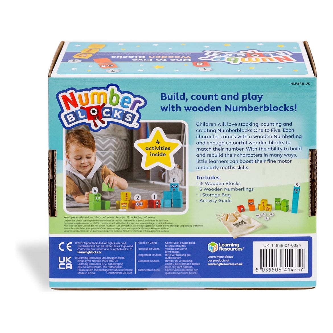 Learning Resources - Numberblocks One to Five Wooden Blocks 5055506414757