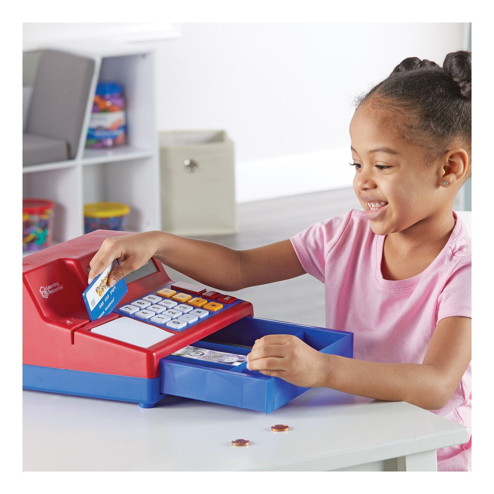 Learning Resources - Pretend & Play Calculator Cash Register (UK) 765023626292