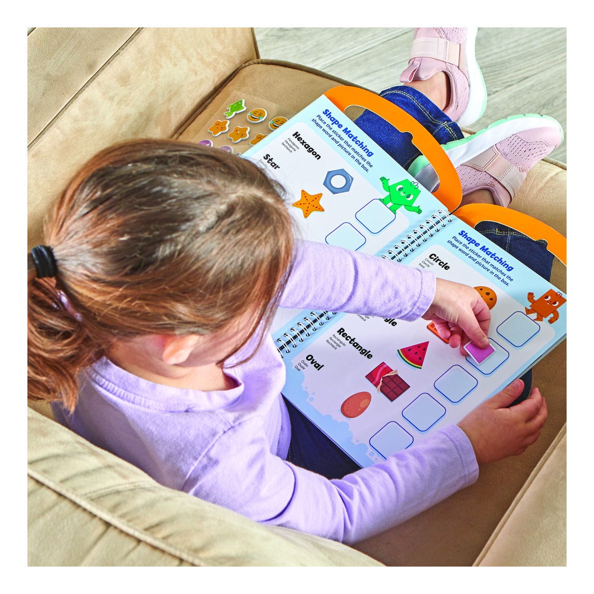 Learning Resources - Skill Builders Smart Stickers Color Number Shape 765023055139