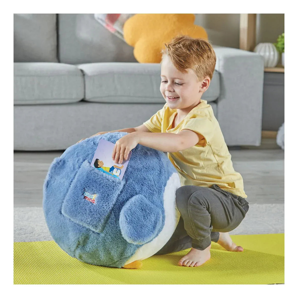 Yoga Ball Buddy with BubblePlush (Penguin) 848850122837