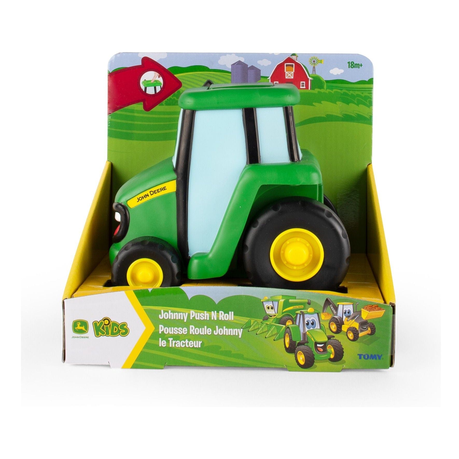 1st Farming Fun - Push & Roll Johnny Tractor 0036881429258