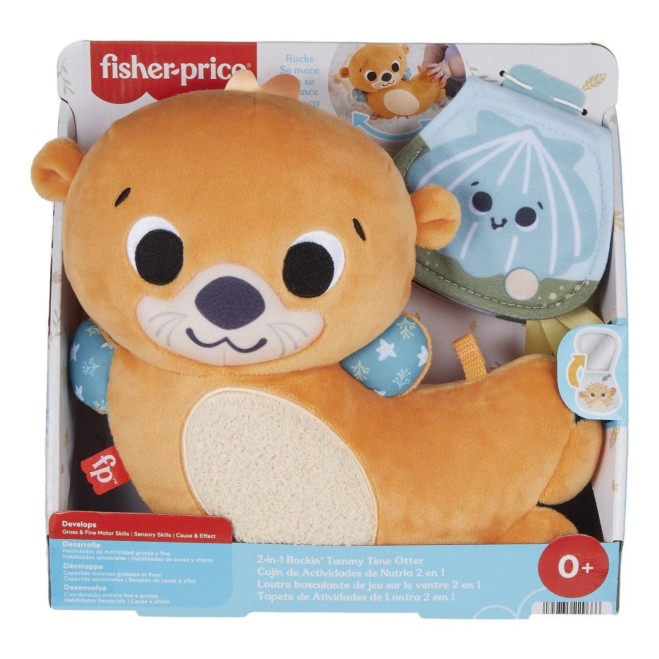 2-in-1 Rockin' Tummy Time Otter 194735229666