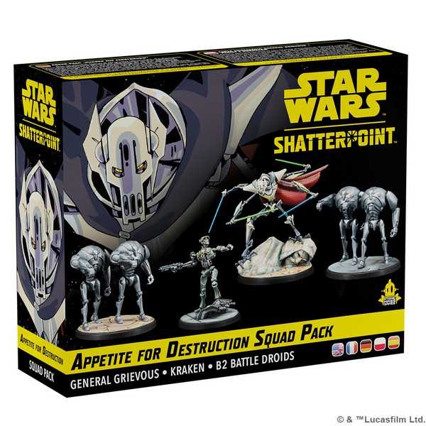 Appetite for Destruction (General Grievous Squad Pack): Star Wars Shatterpoint 841333121808