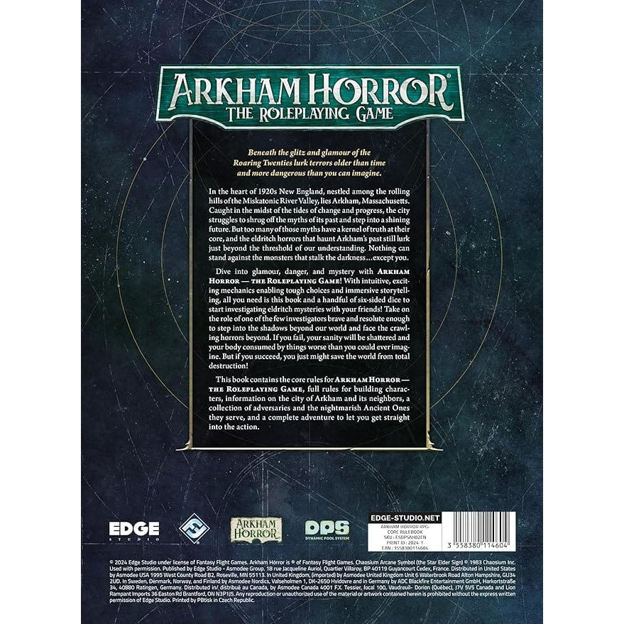 Arkham Horror RPG: Core Rulebook 3558380114604