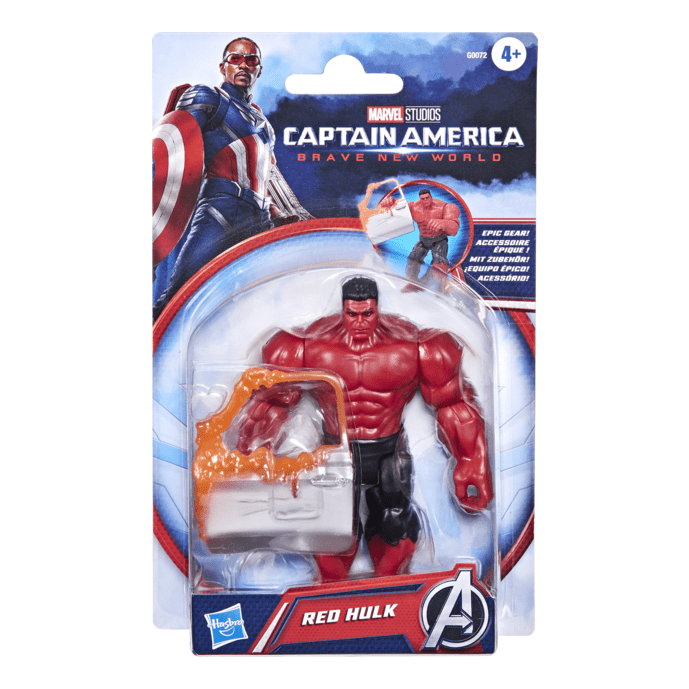 * Avengers Captain America 4in Deluxe Red Hulk