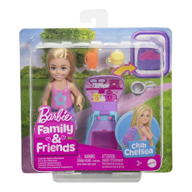 * Barbie Chelsea Backpack Playset and Doll 194735258567