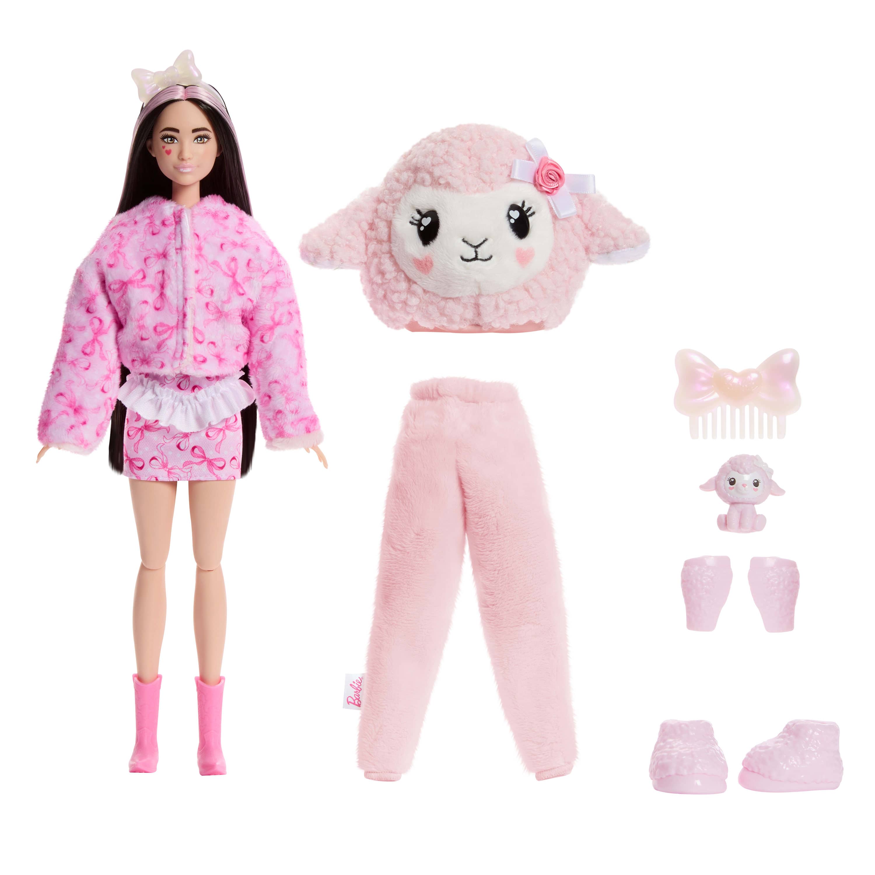 * Barbie Cutie Reveal Doll: Sweet Bows Pink Lamb