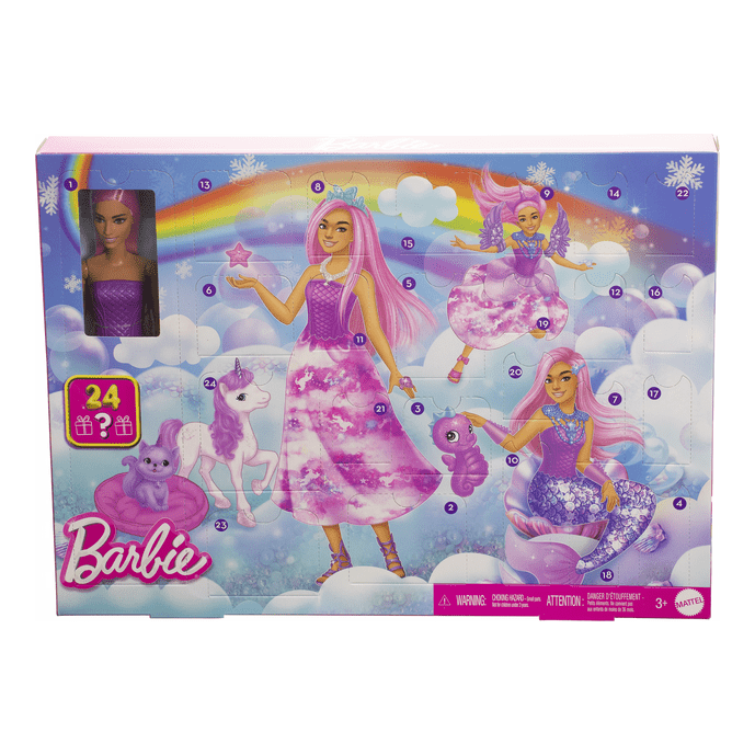 Barbie Fantasy Advent Calendar With Surprise Gifts And Accessories