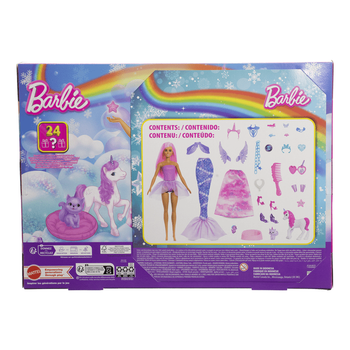 Barbie Fantasy Advent Calendar With Surprise Gifts And Accessories