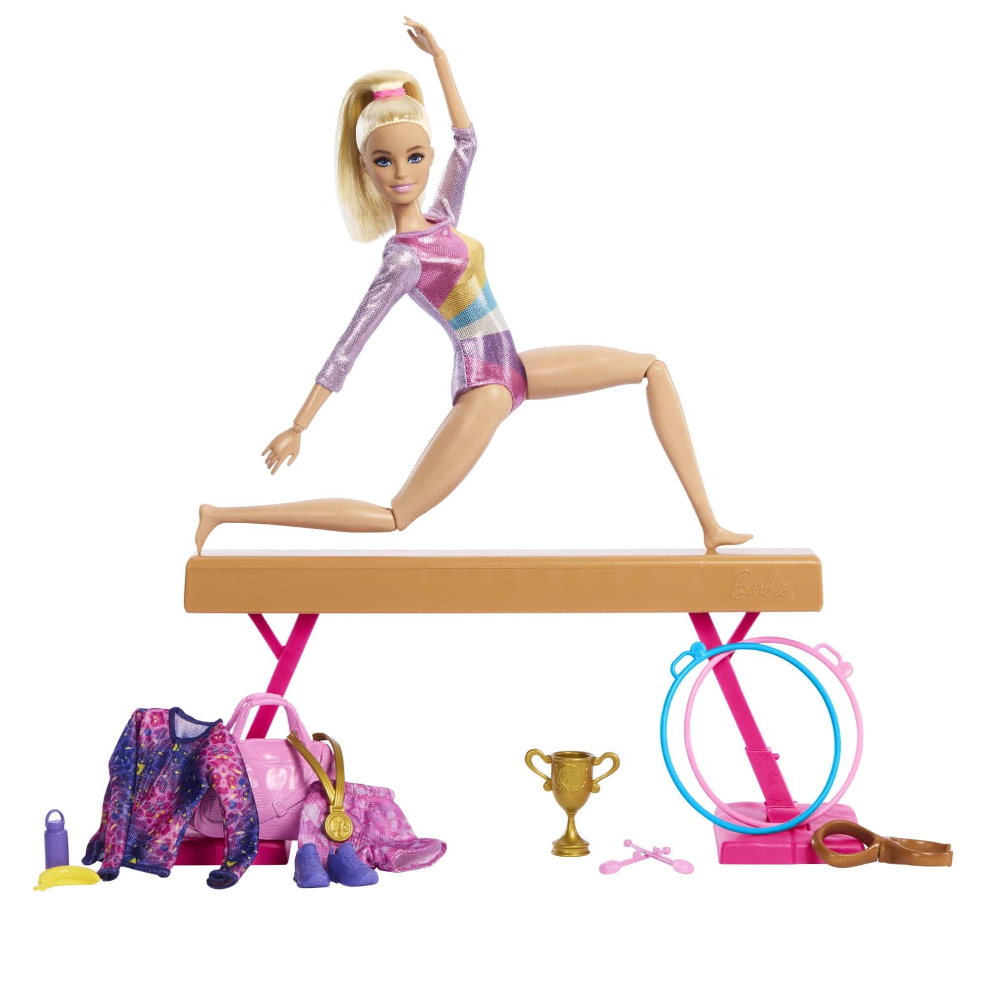 Barbie Gymnastics Playset and Doll 194735175895