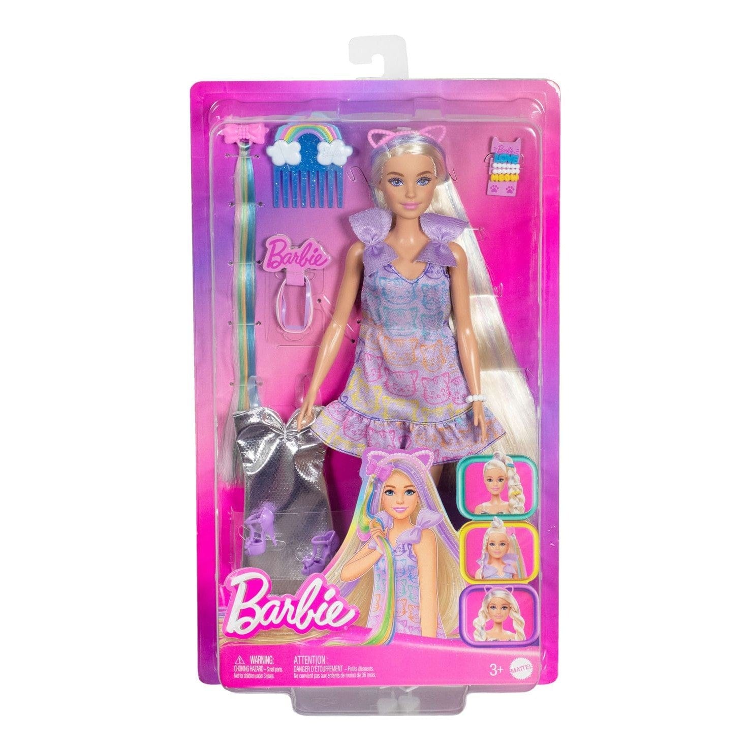 * Barbie Hair Play