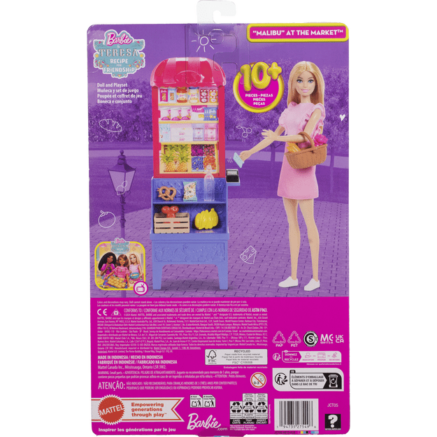 * Barbie Malibu Shopping Playset 194735275496