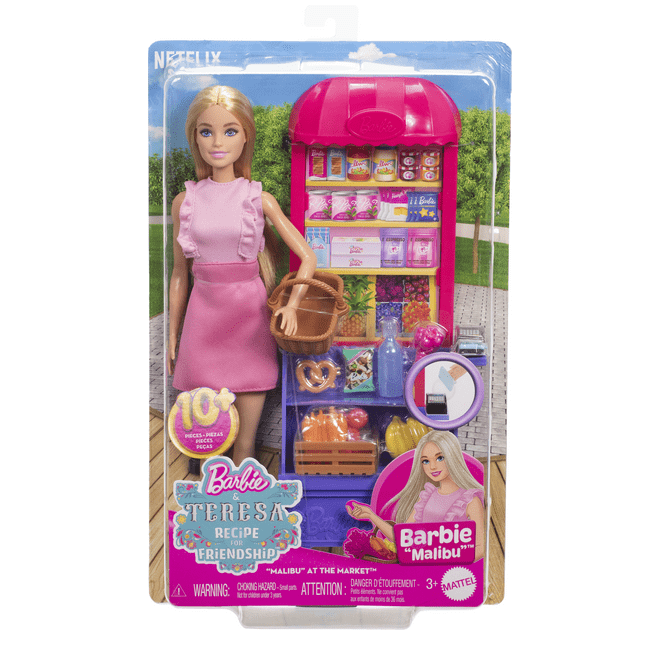 * Barbie Malibu Shopping Playset 194735275496