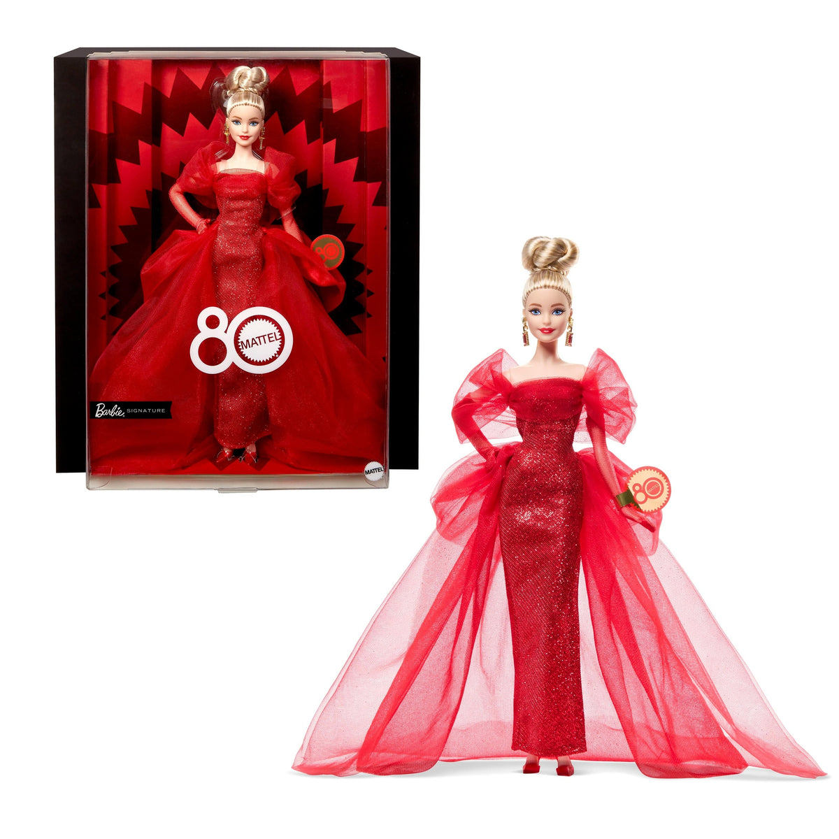 Barbie Mattel 80th Anniversary Blonde Doll