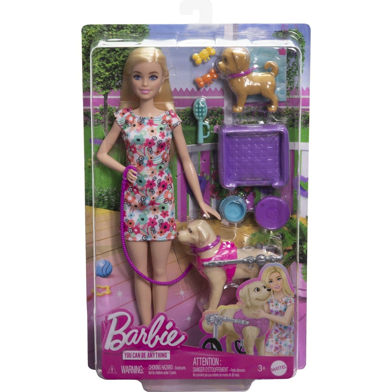 Barbie Walk and Wheel Pet Playset 194735192243