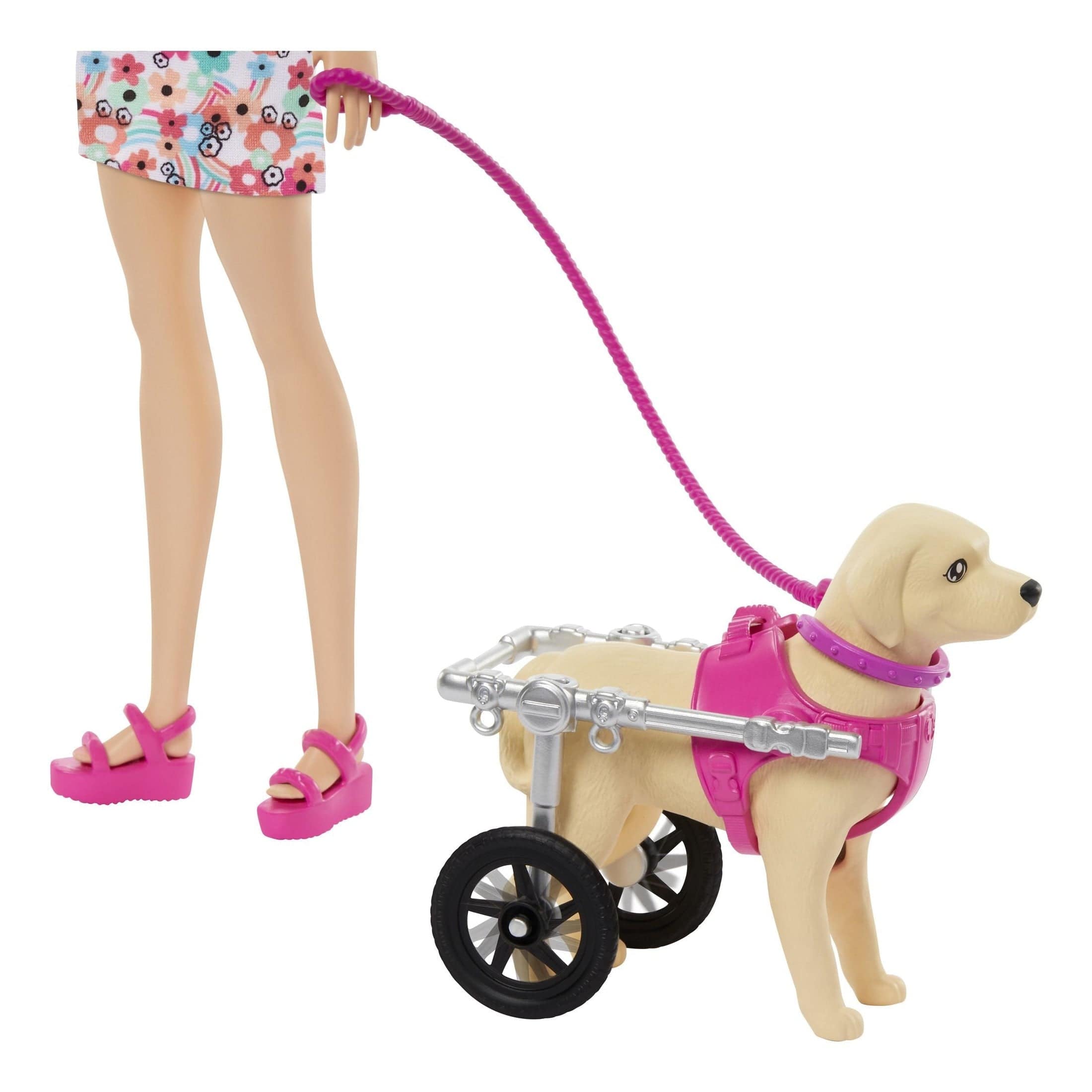 Barbie Walk and Wheel Pet Playset 194735192243