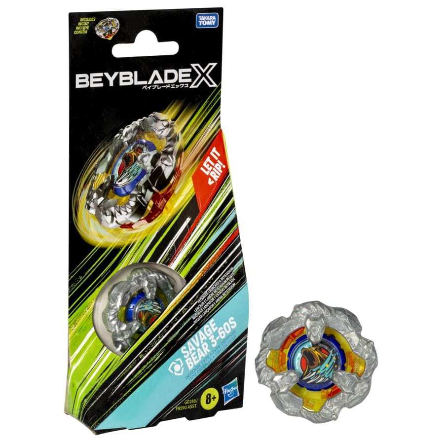 Beyblade X Savage Bear 3-60S Battle Toy | Lennie's Toys