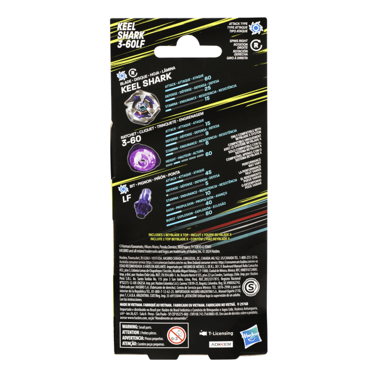 Beyblade X Keel Shark 5010996257000