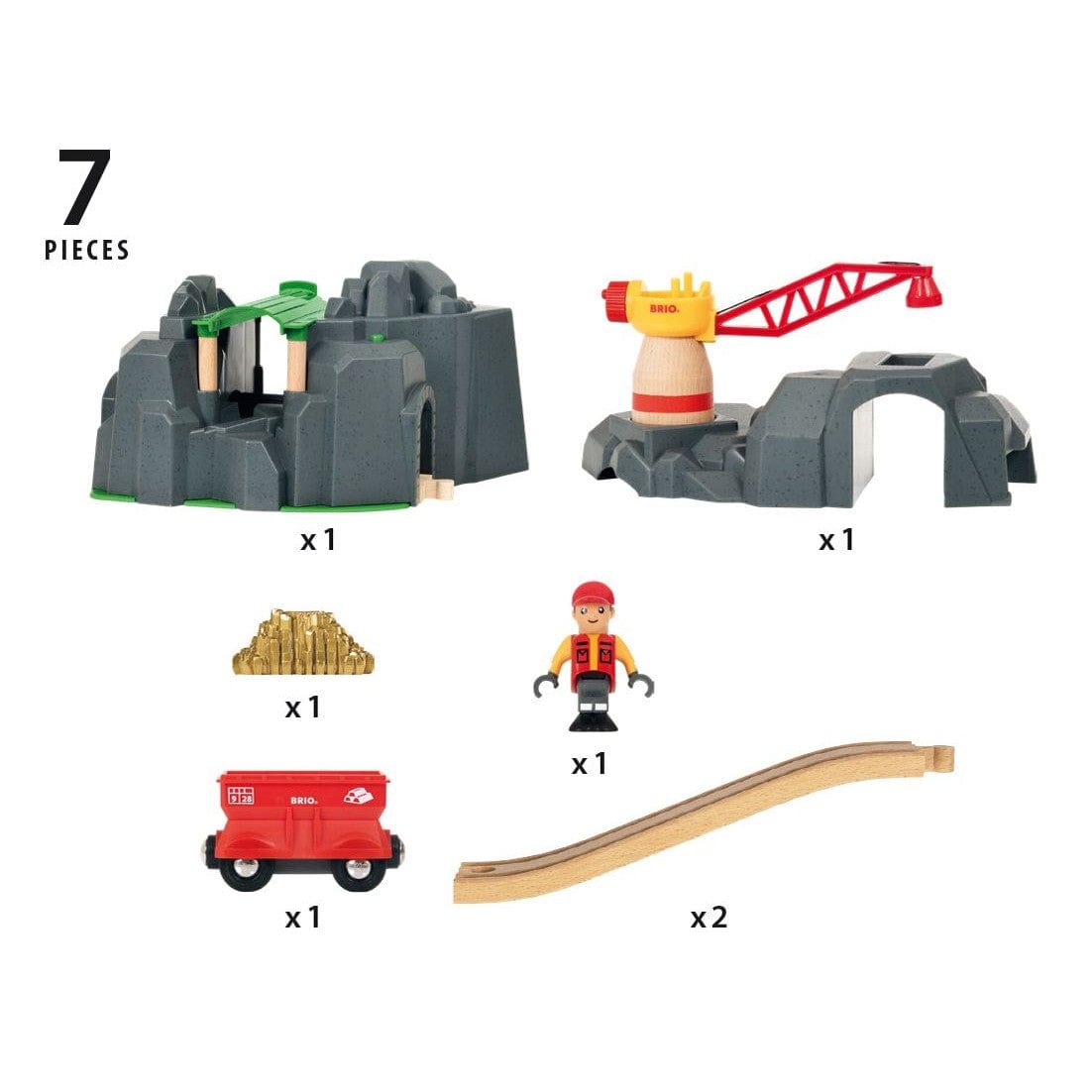 * Brio Crane and Moutain Tunnel 7312350338898