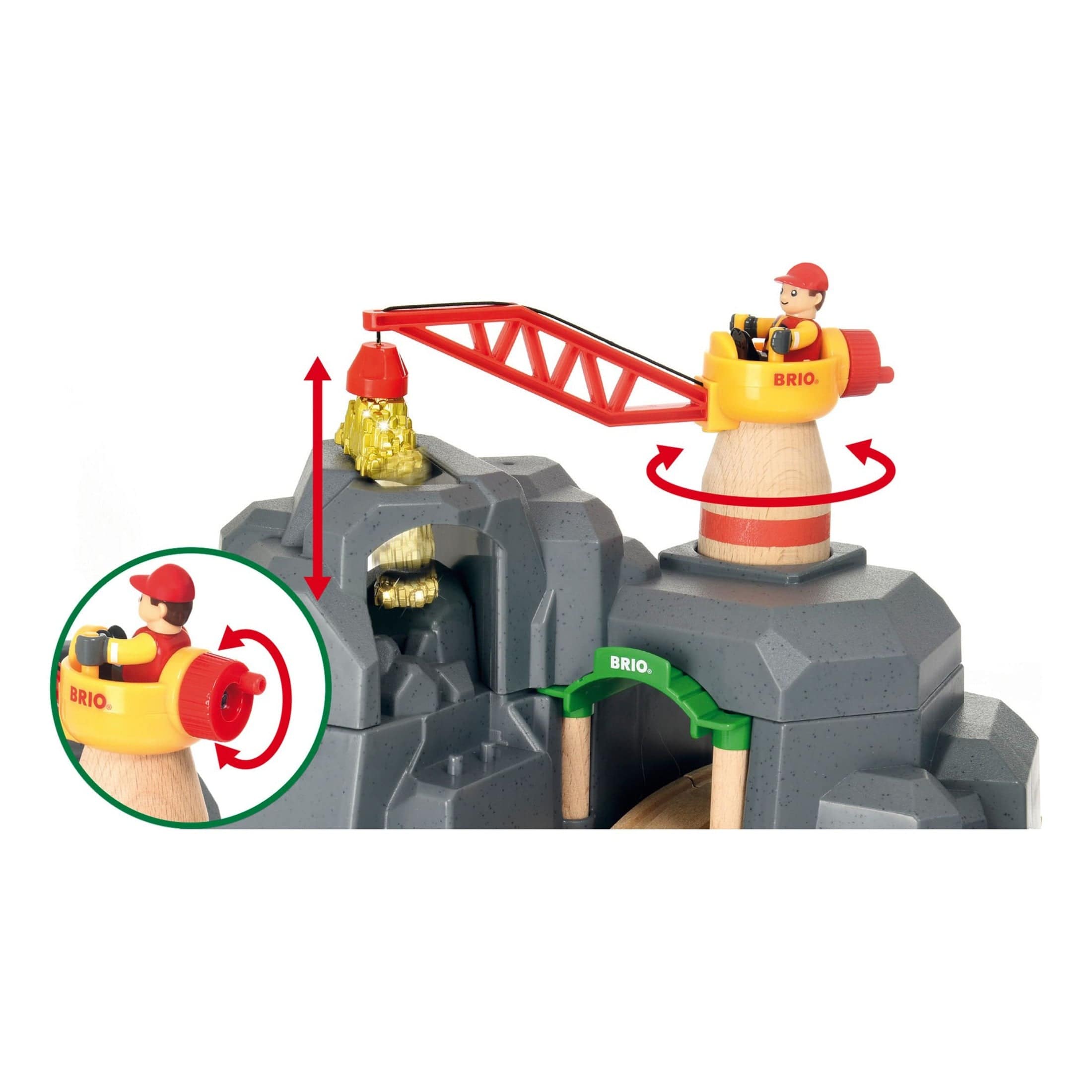 * Brio Crane and Moutain Tunnel 7312350338898