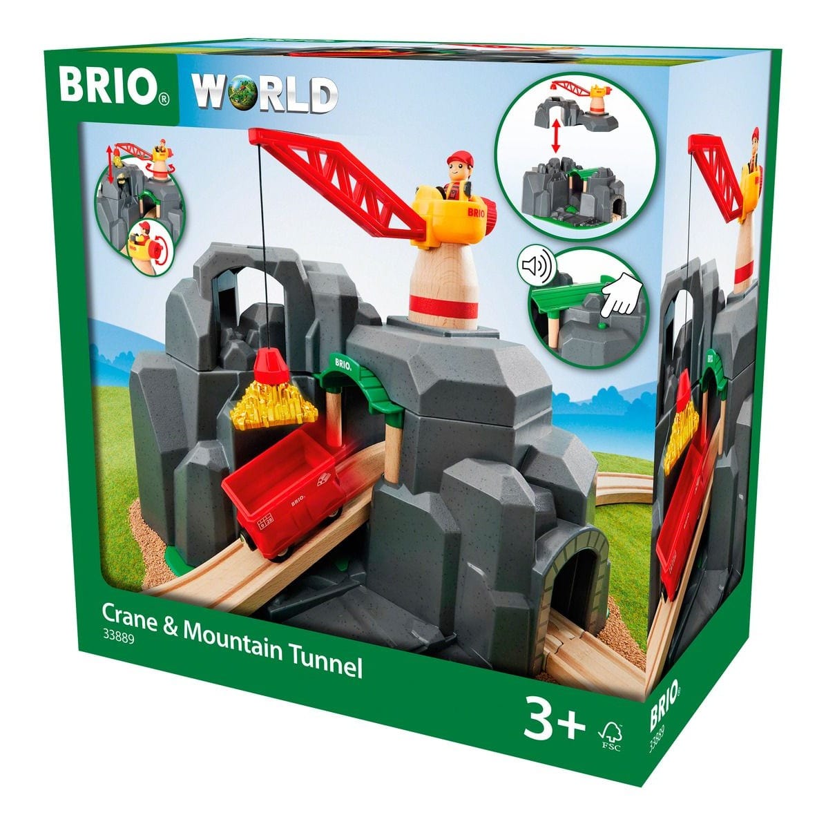 * Brio Crane and Moutain Tunnel 7312350338898