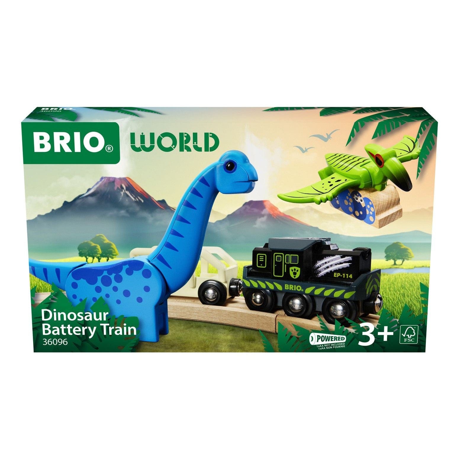 Brio Dinosaur Battery Train 7312350360967
