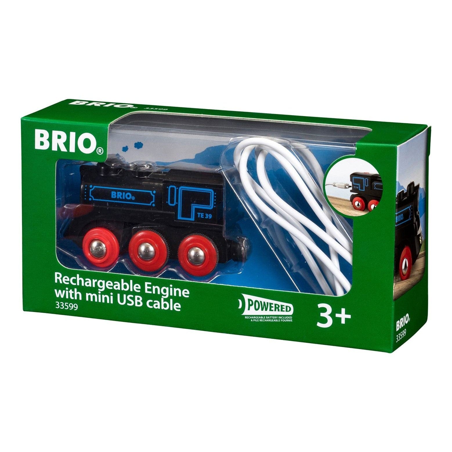 Brio Rechargeable Engine with Mini USB cable 7312350335996
