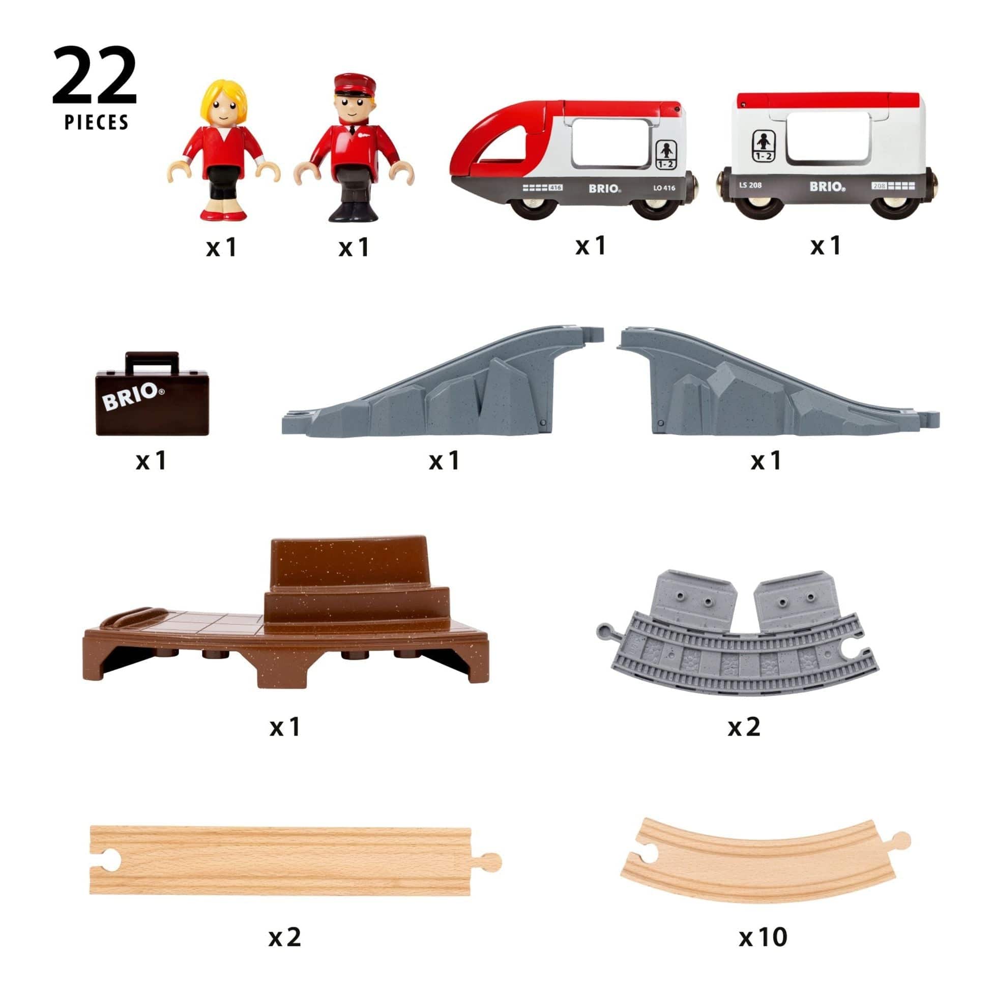 Brio Starter Travel Train Set 7312350360790