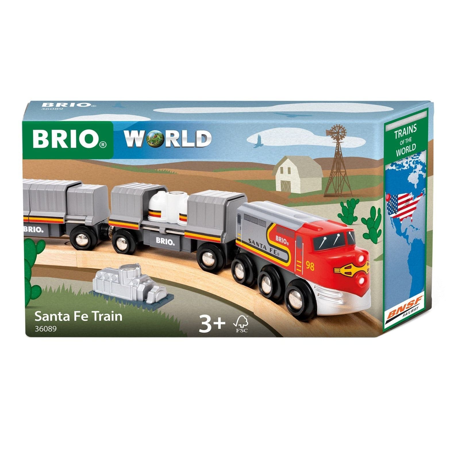 * Brio Trains of the World Santa Fe Train