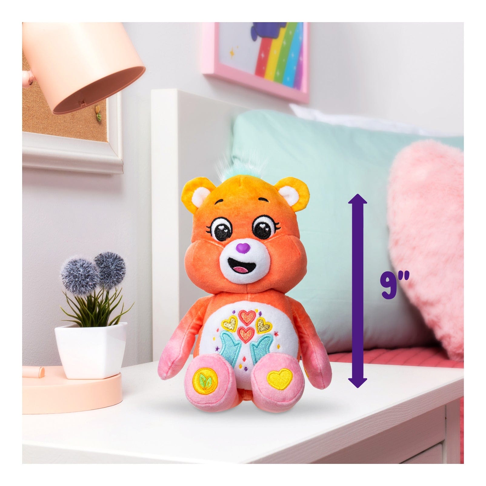 Care Bears 22 cm Sparkle Thankful Heart Bear