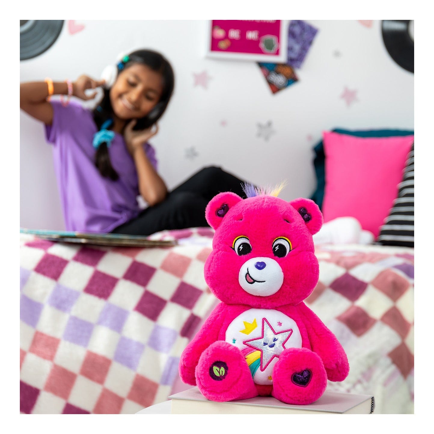 Care Bears 35cm Medium Plush Be Me Bear 885561228090