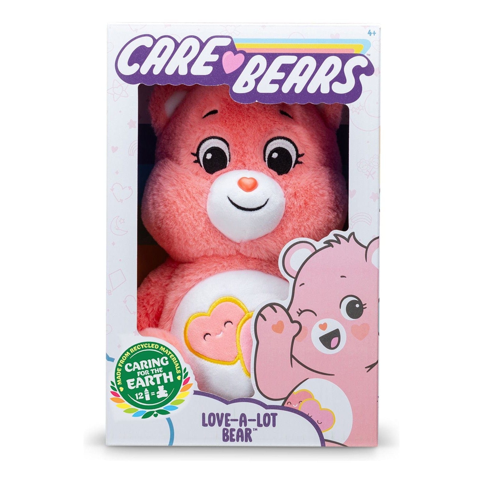 Care Bears 35cm Medium Plush - Love-A-Lot Bear Eco 885561226096