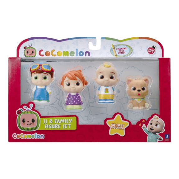 Cocomelon: JJ & Family 4 Figure Pack 191726445135