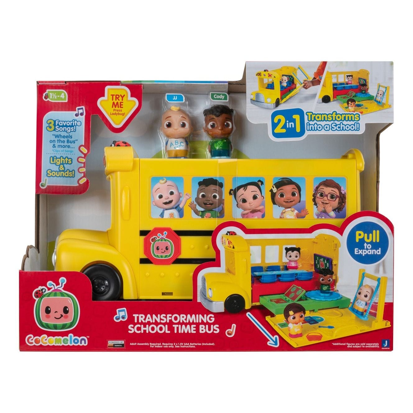 Cocomelon - Transforming School Time Bus Vehicle 191726505921